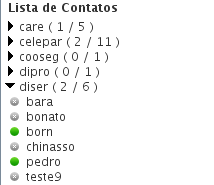 Lista de Contatos